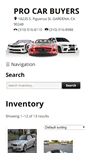 Mobile Screenshot of procarbuyers.com